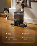 oneisall Automatic Cat Feeder for 2 Cats, 20 Cups/5L Automatic Cat Food Dispenser for Small Pets Indoor, Timed Cat Feeder for Dry Food 🍁 All In One Marketplace Canada
