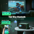 【Netflix Compatible & Dolby Audio】 TMY 4K Smart Projector with Upgraded HiFi Speaker, Real 1080P WiFi 6 Mini Projector with Electric Focus & Auto Keystone, Portable Projecteur for Indoor and Outdoor 🍁 All In One Marketplace Canada