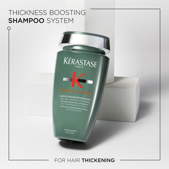 Kérastase Genesis Homme Bain De Masse Epaississant Shampoo for Men, 250 mL 🍁 All In One Marketplace Canada