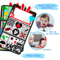 Inbeby Tummy Time Mirror Toy & Play Activity Cinrkle Mat, Black and White High Contrast Baby Newbron Toys 0 3 6 Months Brain Development, Snesory Texture Piano Infant Toys 0 3 6 Months with Squeaker 🍁 All In One Marketplace Canada