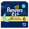 Pampers Diapers Size 6, 72 Count - Pampers Swaddlers Overnights Disposable Baby Diapers, Enormous Pack (Packaging & Prints May Vary) 🍁 All In One Marketplace Canada
