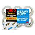Scotch Packing Tape Heavy Duty Shipping Tape, 1.88" x 50m, 6 Rolls 🍁 All In One Marketplace Canada