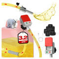 2026 Upgraded Electric Fuel Transfer Pump with Auto-Stop, 3.2 Gallon per Min, USB & Battery Powered, 51" Hose, 4 Gas & Jerry Can Adapters, Leak-Proof Gas Pump for Gasoline, Diesel and Kerosene 🍁 All In One Marketplace Canada