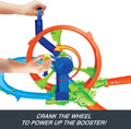 Hot Wheels Toy Car Track Set, Launch and Loop Playset & 1:64 Scale Die-Cast Vehicle, Crash Area on Figure 8 Track with Loop-Kicker Booster 🍁 All In One Marketplace Canada