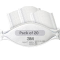 3M Aura Particulate Respirator 9205+, N95, Pack of 20 Disposable Respirators, Individually Wrapped, 3 Panel Flat Fold Design Allows for Facial Movements, Comfortable, NIOSH Approved 🍁 All In One Marketplace Canada