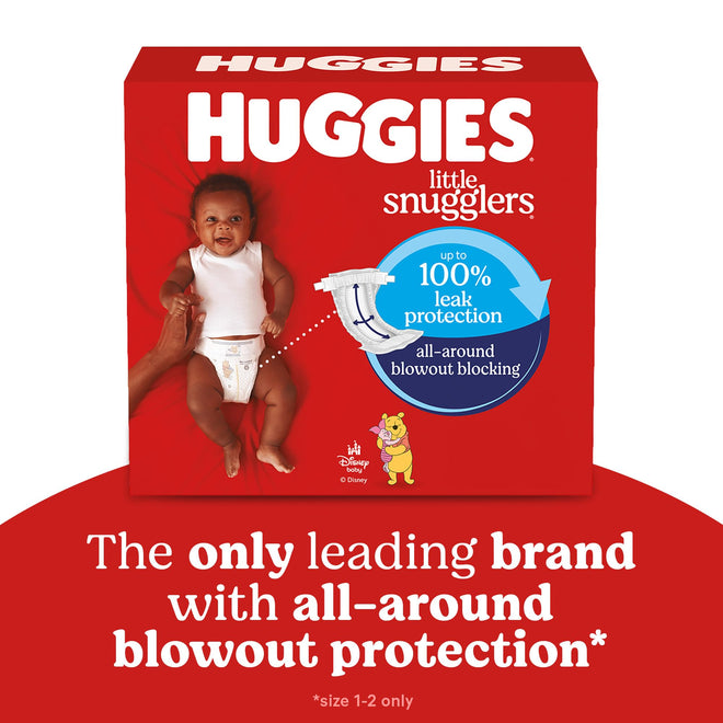 HUGGIES Little Snugglers Baby Diapers, Size 5, 27+ Lb., 104 Count 🍁 All In One Marketplace Canada