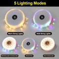 HAMLITE Solar Camping String Lights: 4 in 1 Camping Fairy Light - 32.8Ft Camping Lights with 5 Modes - USB Outdoor String Lights Rechargeable - Waterproof Retractable String Light for Hiking, Tent, RV 🍁 All In One Marketplace Canada
