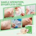 Hydrocolloid Bandages Roll for Wound Care, (2IN*5FT) Hydrocolloid Roll with Self-Adhesive, Cut-to-Size Patch Bandages, Ultra Absorbent, Waterproof, First Aid Kit Essential 🍁 All In One Marketplace Canada