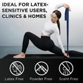 TheraBand Resistance Bands Set, Professional Non-Latex Elastic Band For Upper & Lower Body Exercise, Strength Training without Weights, Physical Therapy, & Pilates, Silver & Blue & Black, Advanced 🍁 All In One Marketplace Canada