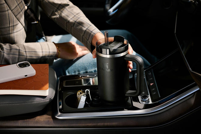 STANLEY Quencher H2.0 Flow State Tumbler, 30 oz, Hot Coral 🍁 All In One Marketplace Canada