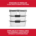 Rubbermaid 44-Piece Brilliance Food Storage Containers with Lids for Lunch, Meal Prep and Leftovers, Dishwasher Safe, Leak-Proof & BPA-Free 🍁 All In One Marketplace Canada