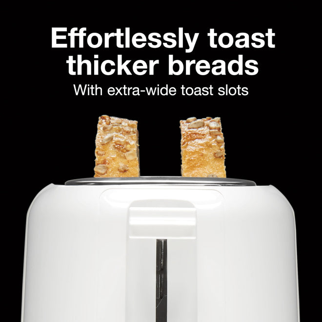 Proctor Silex 2-Slice Toaster, White, Extra-Wide Slot Toaster with Shade Selector, Cool Wall, Toast Boost, Auto Shutoff, Cancel Button, 22216G 🍁 All In One Marketplace Canada