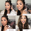 Conair CD704C Double Ceramic Triple Barrel Curl Styling Waver, Deep waves, Long lasting nautral tight waves for all hair lengths, Turbo Heat® – up to 68°F (20C) burst of heat, White/ Rose Gold 🍁 All In One Marketplace Canada