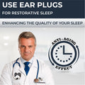 PQ Wax Ear Plugs for Sleep - 15 Silicone Wax Earplugs for Sleeping and Swimming, Gel Ear Plugs for Noise Cancelling & Ear Protection, Sleeping Earplugs with Sound Blocking Level of 32 Db (15 Pillows) 🍁 All In One Marketplace Canada