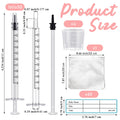 50 Pcs Colostrum Collector Set 1ml Breast Milk Collector Milk Catcher with 60 Stickers 1 Collection Bag and 4Pcs 20ml Measuring Cups Colostrum Collection Gift Set Colostrum Harvesting Kit for Breastfeeding 🍁 All In One Marketplace Canada