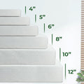 ViscoLogic Twin Mattress Made In Canada Reversible Cool Resilience Foam Perfect for Bunk Bed &Trundle Bed, Pressure Relief, Medium Firm CertiPUR-US® Certified Eco-Friendly Foam Mattress, Single 5 Inch 🍁 All In One Marketplace Canada