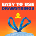 Hefty Recycling Trash/Garbage Bags (Blue, Kitchen Drawstring, 13 Gallon, 60 Count) 🍁 All In One Marketplace Canada