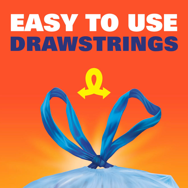 Hefty Recycling Trash/Garbage Bags (Blue, Kitchen Drawstring, 13 Gallon, 60 Count) 🍁 All In One Marketplace Canada