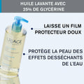 Uriage Cleansing Soothing Oil - Face & Body Daily Cleanser & Shower Oil With Glycerin & Ceramides - Whole Family Format, Babies, Children & Adults - Sensitive Skin - Soap-Free, Fragrance-Free - 500ml 🍁 All In One Marketplace Canada