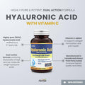 Herba Hyaluronic Acid Supplement 200mg - 100 Capsules | 100% Purity Hyaluronic Acid Capsules with Vitamin C to Support Joint and Bone Health | Made in Canada 🍁 All In One Marketplace Canada