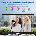 InnoView Portable Monitor 15.6" 1080P Portable Monitor for Laptop with Protective Sleeve Built-in 90° Adjustable Stand USB C HDMI Ultra-Slim Laptop Screen Extender for MacBook Phone PS Xbox Switch 🍁 All In One Marketplace Canada