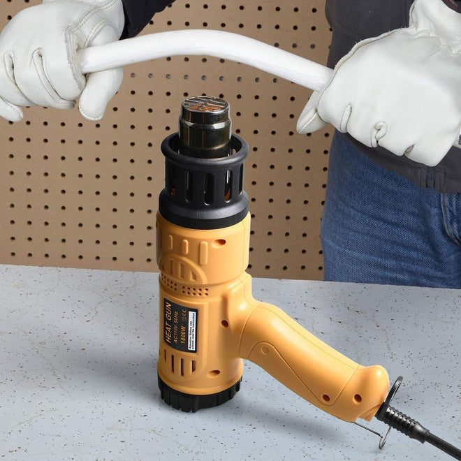 SEEKONE Heat Gun 1800W 122℉-1202℉（50℃- 650℃）Fast Heating Heavy Duty Hot Air Gun Kit Variable Temperature Control Overheat Protection with 4 Nozzles for Crafts, Shrinking PVC, Stripping Paint(5.2FT) 🍁 All In One Marketplace Canada