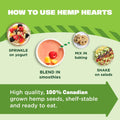 Manitoba Harvest Organic Hemp Hearts Shelled Hemp Seeds, 340g; 10g Plant-Based Protein & 12g Omegas per Serving, Whole 30 Approved, Vegan, Keto, Paleo, Non-GMO, Gluten Free 🍁 All In One Marketplace Canada