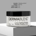 Dermablend Loose Setting Powder, Translucent Powder for Face Makeup, Mattifying Finish and Shine Control, 28g 🍁 All In One Marketplace Canada