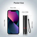 Blukar LED Rechargeable Flashlight 2 Pack, Super Bright Small Handheld Flashlights- Zoomable, Adjustable Brightness, Long Lasting Flash Light, Waterproof Pocket Size Torch Light for Emergency, Camping 🍁 All In One Marketplace Canada
