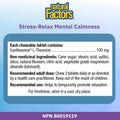 Natural Factors Stress Relax Mental Calmness, 120 Chewable Tablets, Tropical Fruit Flavour, Suntheanine L Theanine 100 mg, Promotes Deep Relaxation, Stress Relief, Proudly Canadian 🍁 All In One Marketplace Canada