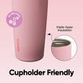 Owala FreeSip Sway Insulated Stainless Steel Water Bottle with Two-Way Spout, Built-In Straw and Bucket Handle, Made for Travel, School, and Sports, 30oz, BPA Free, Leak Proof, Angel Food Cake 🍁 All In One Marketplace Canada