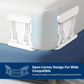 AMOVO Bed Sheet Holders for Corners Keep Sheets in Place Firmly - Foldable Fitted Sheet Holders Heavy Duty Sheet Locks Mattress Sheet Fasteners, Set of 4 Lock Sheet Clips (White) 🍁 All In One Marketplace Canada