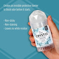 Crystal Mineral Deodorant Stick, 120g – Aluminum-Free, Unscented Natural Deodorant, 24-Hour Odor Protection, No Stains or Residue, Vegan & Cruelty-Free 🍁 All In One Marketplace Canada