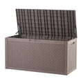 VEVOR Outdoor Storage Box, 100 Gallon Resin Deck Box, Backyard Outside Toy and Towel Storage Cabinet Waterproof, for Patio Furniture Cushions, Garden Tools, Pool Supplies & Package Delivery 🍁 All In One Marketplace Canada