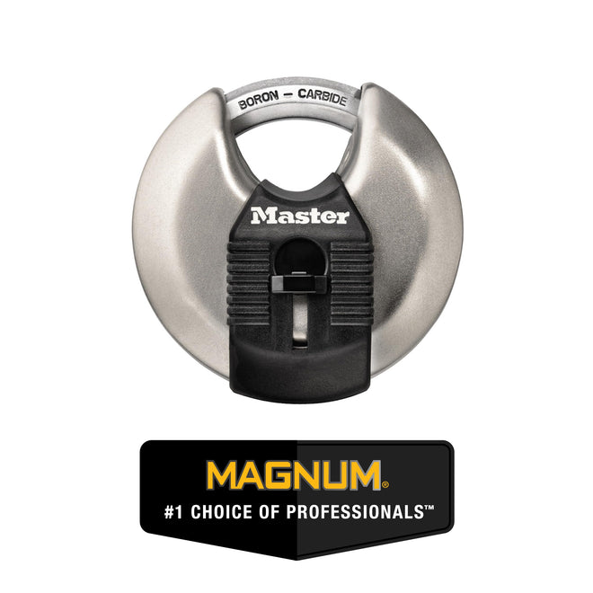 MASTERLOCK 70mm Disc Padlock, 2-3/4", Silver M40XKADCCSEN 🍁 All In One Marketplace Canada