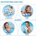 FUNNYTA 2 Pack Water Hammock, 4-in-1 Multi-Portable Water Pool Float Hammock (Saddle, Lounge Chair, Hammock and Drifter) for Adults, Suitable for Travel, Family and Recreation 🍁 All In One Marketplace Canada