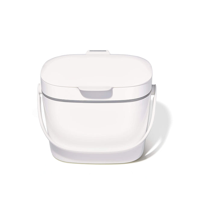 NEW OXO Good Grips Easy-Clean Compost Bin, White, 1.75 GAL/6.62 L 🍁 All In One Marketplace Canada