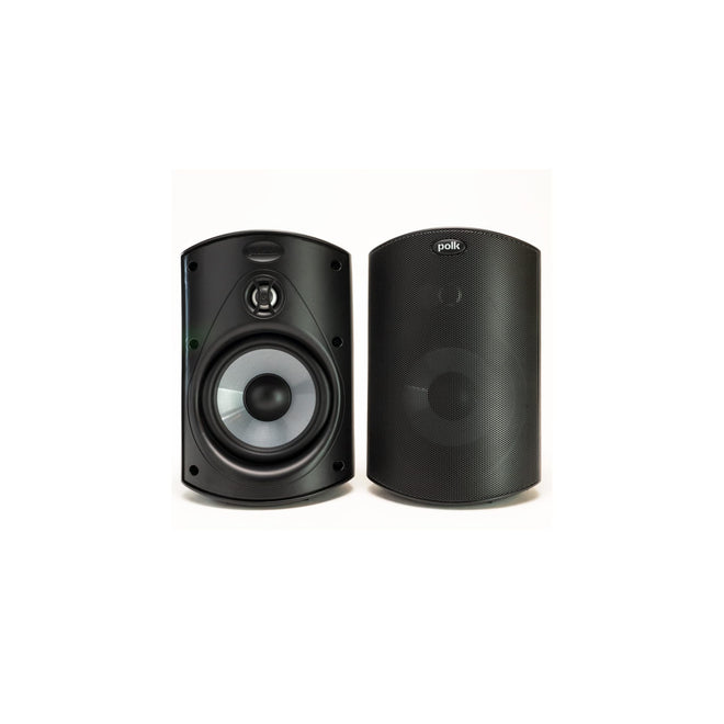 Polk Audio Atrium 4 Outdoor Speakers with Powerful Bass (Pair, Black), All-Weather Durability, Broad Sound Coverage, Speed-Lock Mounting System 🍁 All In One Marketplace Canada