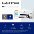 Epson EcoTank ET-2803 Wireless Color All-in-One Supertank Printer 🍁 All In One Marketplace Canada