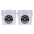 Chemical Guys Heavy Duty Ultra Clear Detailing Bucket for Cars, Trucks, SUVs, Motorcycles, RVs & More, 4.25 Gallon (2 Pack) 🍁 All In One Marketplace Canada