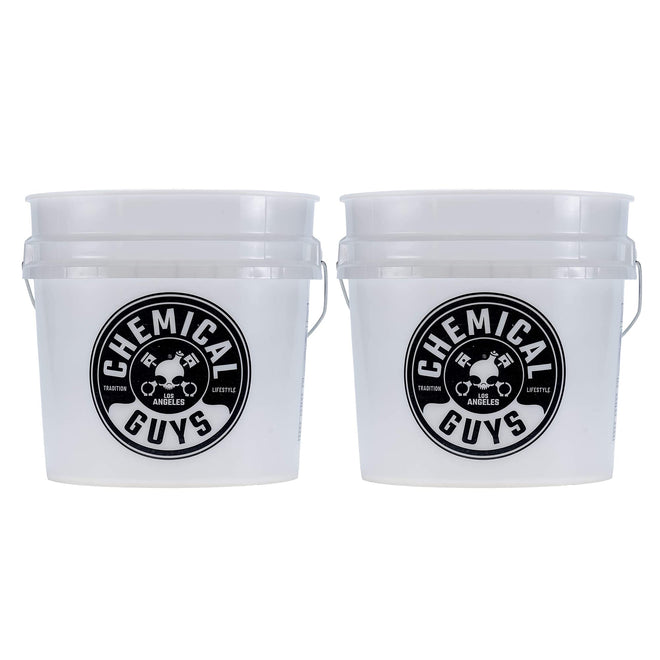 Chemical Guys Heavy Duty Ultra Clear Detailing Bucket for Cars, Trucks, SUVs, Motorcycles, RVs & More, 4.25 Gallon (2 Pack) 🍁 All In One Marketplace Canada
