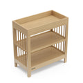 Graco Teddi Changing Table with Water-Resistant Changing Pad (Driftwood) - GREENGUARD Gold Certified, 2 Open Shelves, Includes Bonus Water-Resistant Changing Pad with Safety Strap 🍁 All In One Marketplace Canada