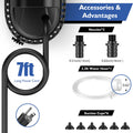 Aoumcom 200GPH Submersible Water Pump, 10W Water Fountain Pump, Aquarium Pump, 750L/H Water Pump with 7ft Power Cord for Garden Fountain, Water Table, Waterfall, Fish Tank, Pond, Hydroponics 🍁 All In One Marketplace Canada
