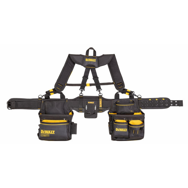 DEWALT Tool Rig Professional Tool Belt with Padded Suspenders, 25 Pockets, Durable Design, Adjustable (DWST540602) 🍁 All In One Marketplace Canada