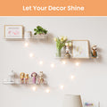 upsimples Clear Acrylic Shelves for Storage, 15" Floating Shelves Wall Mounted for Kids Bookshelf/Display Ledge for Bedroom, Living Room, Bathroom, Kitchen, Set of 4 🍁 All In One Marketplace Canada