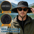 EINSKEY Sun Hat for Men/Women, Waterproof Wide Brim Bucket Hat UV Protection Boonie Hat for Fishing Hiking Garden Beach Black 🍁 All In One Marketplace Canada