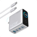 Anker Laptop Charger, 140W MAX USB C Charger, 4-Port Multi-Device Fast Charging, Advanced GaN Power Adapter, Intuitive Touch Controls, for MacBook, iPhone 17/16 Series, Samsung Galaxy, Pixel, and More 🍁 All In One Marketplace Canada