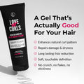 Love Ur Curls Irish Sea Moss Hair Gel, Medium Hold Hair Styling Curling Gel for Defined Curly Hair, Waves & Coils, Vegan, Cruelty Free, 236mL 🍁 All In One Marketplace Canada