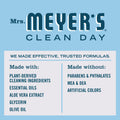 Mrs. Meyer's Clean Day Liquid Hand Soap, Rain Water, Cruelty Free & Biodegradable Hand Wash Formula Made with Essential Oils, 370 ml Bottles, 4 Pack 🍁 All In One Marketplace Canada
