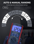 AstroAI Digital Multimeter 6000, Multi Meter - Measures Voltage, Current, Resistance, Continuity, Capacitance, Diode, Temperature – Voltmeter with Backlit LCD, Data Hold, Safety Rated CAT III, Blue 🍁 All In One Marketplace Canada